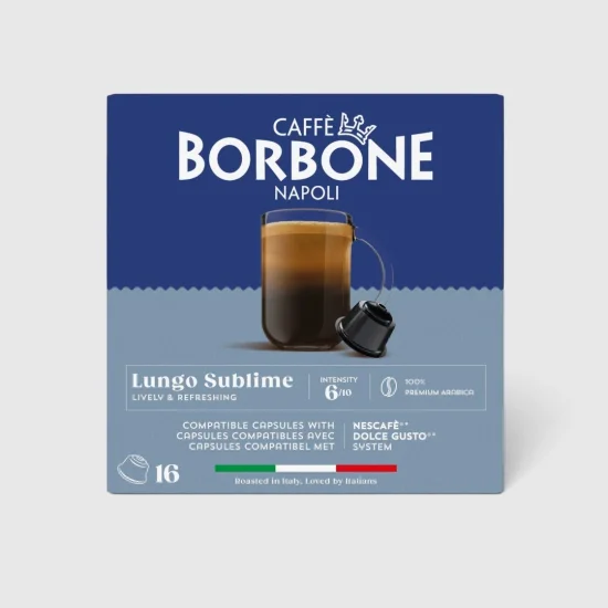 Dolce Gusto съвместими капсули   BORBONE LUNGO SUBLIME