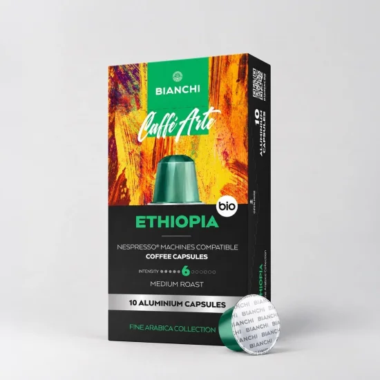 Bianchi Caffè Arte Ethiopia BIO кафе капсули 10 бр